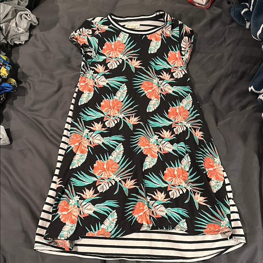 Tucker + Tate Black Floral Kids Dress